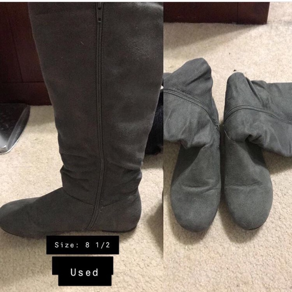 Grey Boots